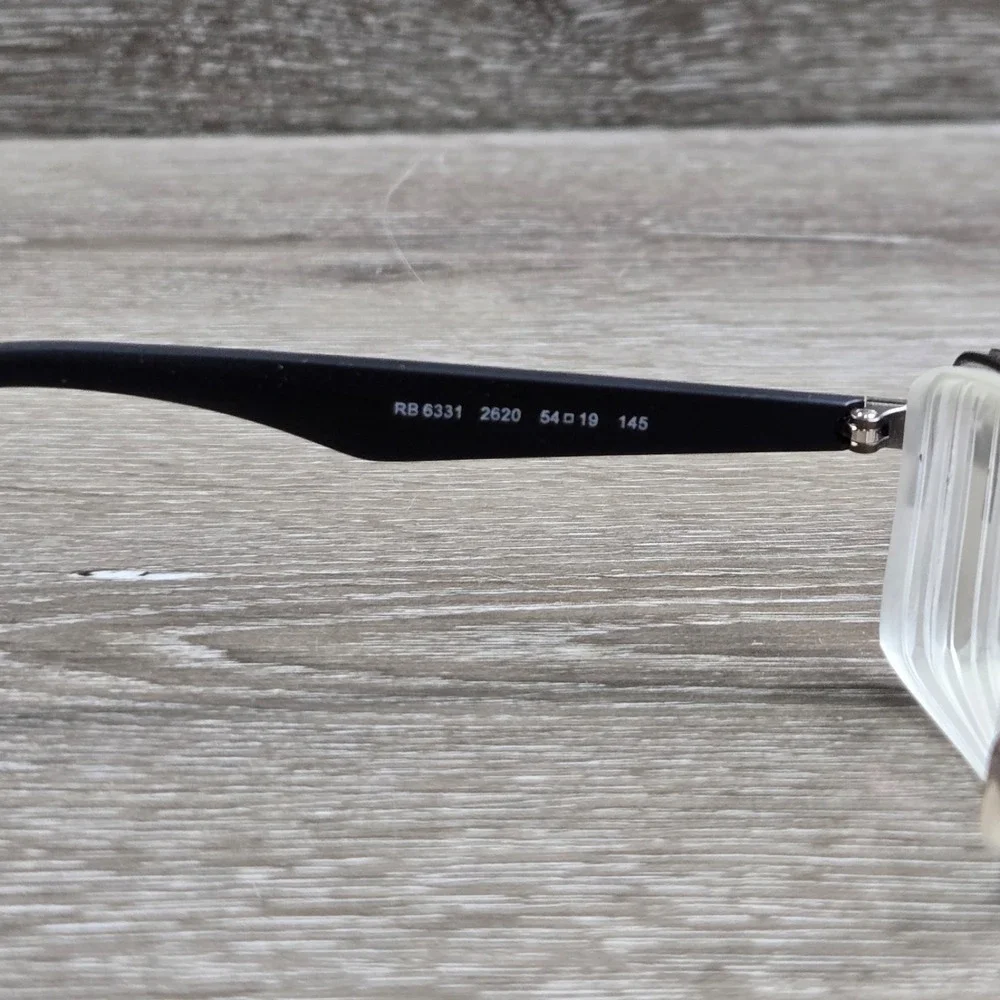 Ray-Ban RB6331 2620 Gunmetal Half Rim Men's Eyeglass Frame only